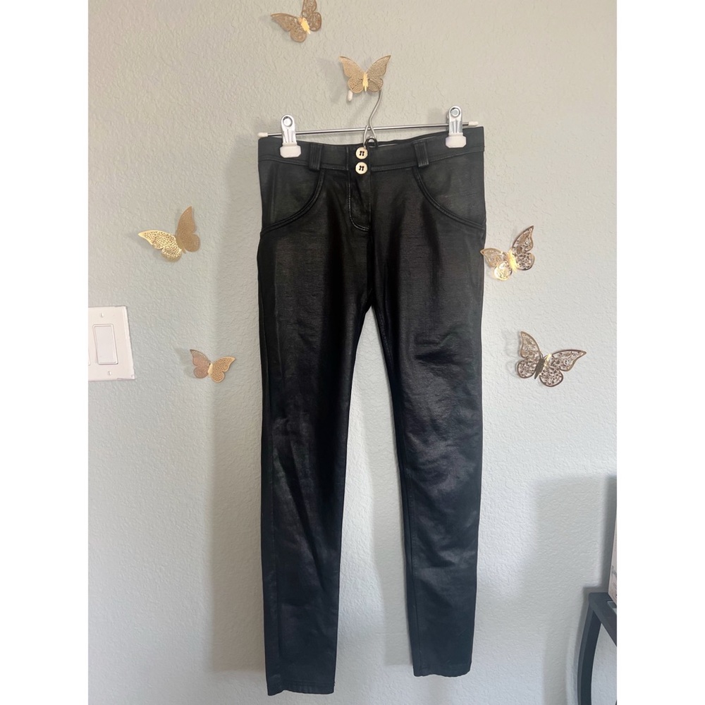 Freddy Pants Wr.Up Vegan Pleather Pants Mid Rise